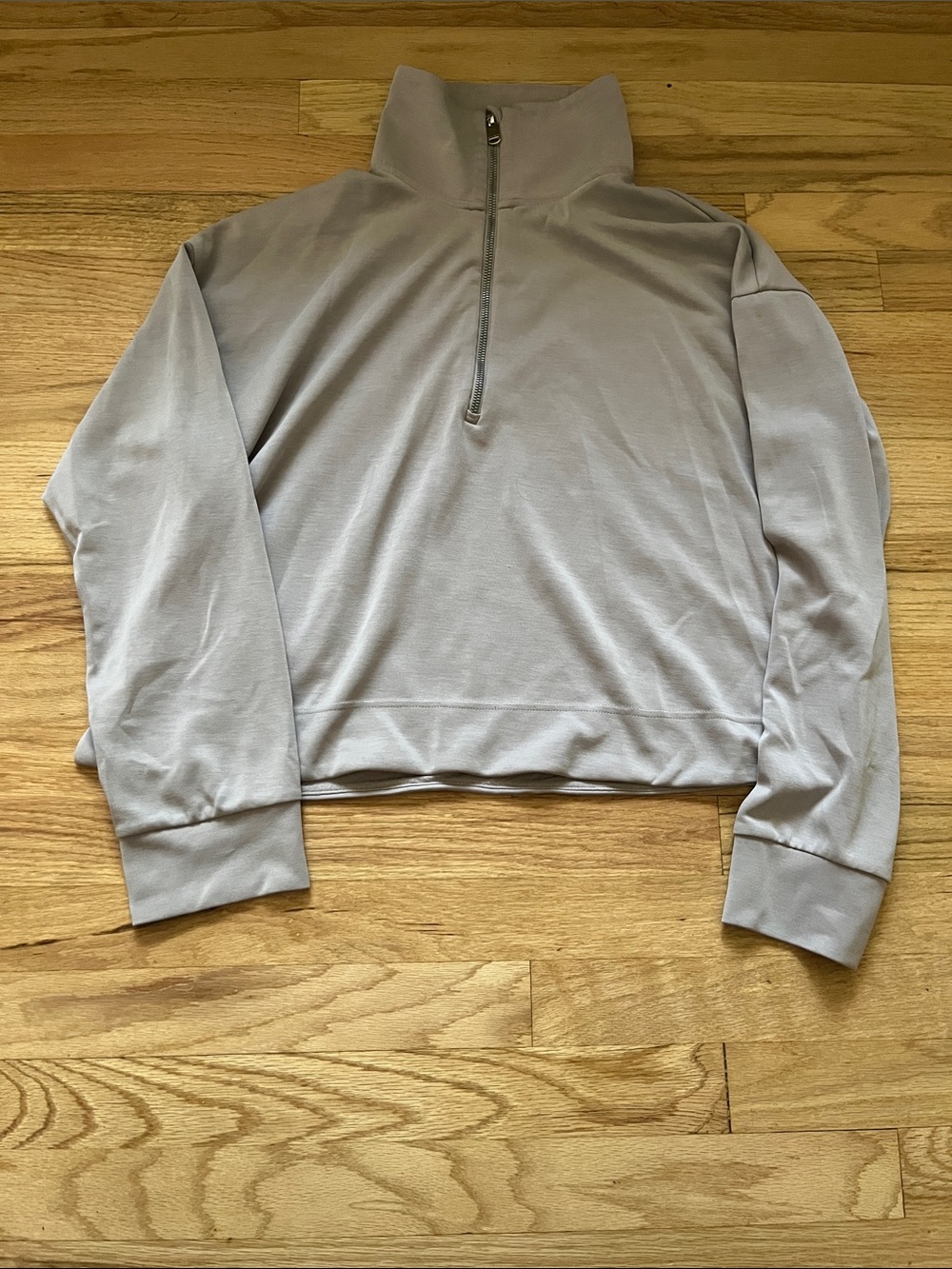 Athleta Lilac Half-Zip Pullover Top